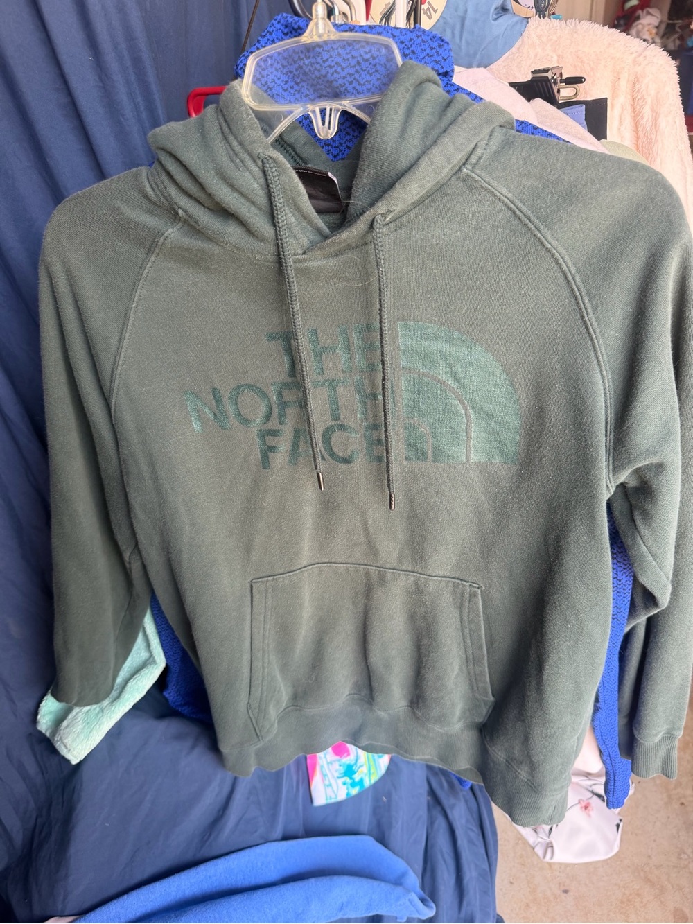 The North Face Women’s Olive Green Crewneck Hoodie